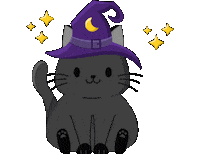 CrystalWhitlowDesign cute halloween kawaii magic Sticker