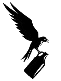 jeremiasim beer cerveza raven crow Sticker