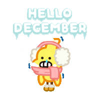 Happy Let It Snow Sticker by DINOSALLY