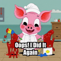 Oops I Did It Again Technology GIF by The Pigasso