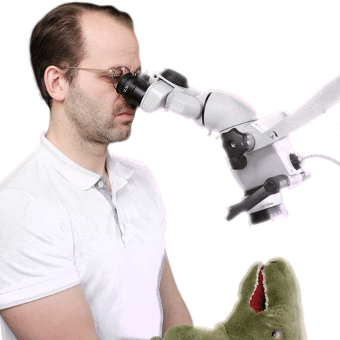 Mikroskop Sticker by Zahnerhalt Heidelberg