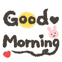 rabbitgod good morning 早安 rabbitgod Sticker