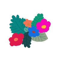 EtCelestine flower flowers colorful celestine Sticker