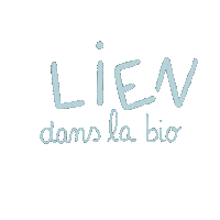 elisalehedesign link in bio linkinbio lien dans la bio liendanslabio Sticker