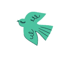 Bird Sticker by Wendy Ramos