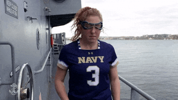 Womens Lacrosse Go Navy GIF by Navy Athletics