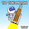 Flying To The Moon GIF by VeeFriends