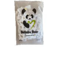 BellabuBear panda pajama bellabu bellabubear Sticker