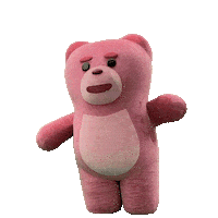 Pink Bear Sticker