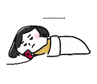 lees0419 sleepy lazy daily boring Sticker