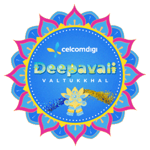 Diwali Saree Sticker by CelcomDigi