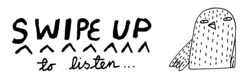 stevexoh giphyupload swipe up bird listen Sticker