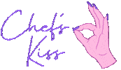 ellie___foster kiss pink hand purple Sticker