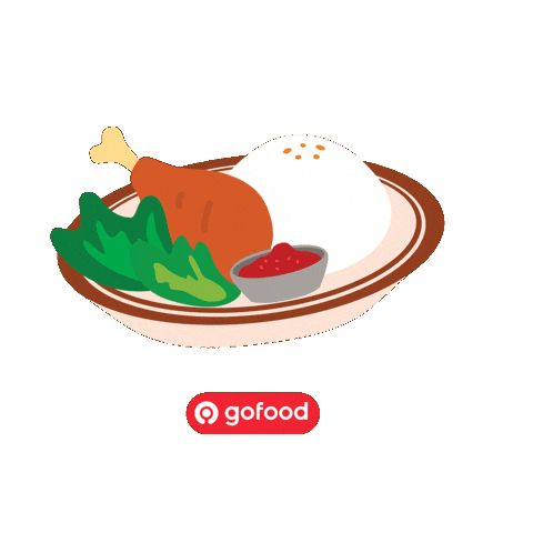 Dinner Indonesia Sticker by GoFoodPartners