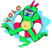 Chill Yolo Sticker by Originals