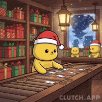 Deal Me In Merry Christmas GIF by Kanpai Pandas