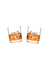 Happy Hour Cheers Sticker by A. Smith Bowman