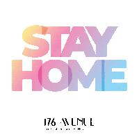 Stay Home Taking Care Sticker by 176 Avenue