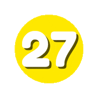 Studio Number Sticker