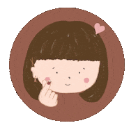 laterorsooner_ love heart girl thanks Sticker