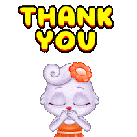Thank You So Much Sticker by Lucas and Friends by RV AppStudios