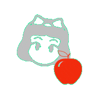 Disney Apple Sticker