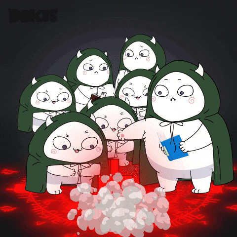 dokisofficial giphyupload crypto bullish ritual GIF