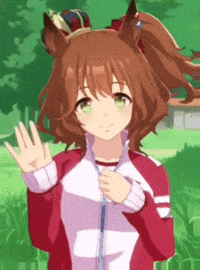 Waving Uma Musume Pretty Derby GIF