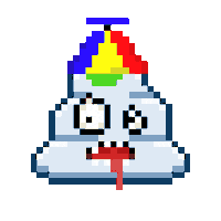 Art Shitting Sticker by Poopies.io