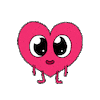 I Love You Hearts Sticker by Originals