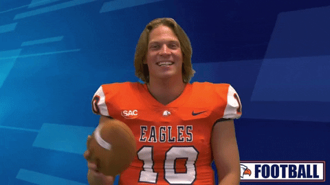 Happy Feet Football GIF by Carson-Newman Athletics