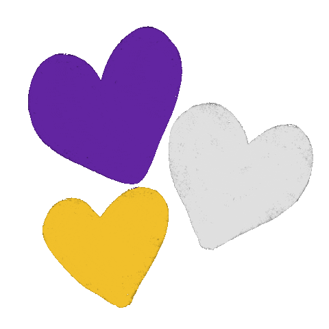 In Love Hearts Sticker