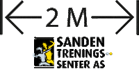 Sanden2Meter Sticker by Sanden Treningssenter