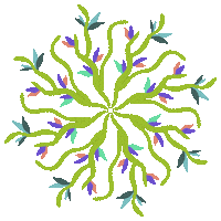 Flowers Blooming Sticker