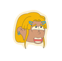 Nervous Thank Goodness Sticker