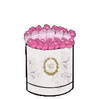 LaVieEnRoseOfficial flowers sparkles roses bouquet Sticker