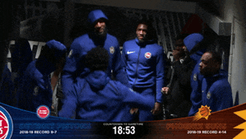 detroit pistons dancing GIF by NBA