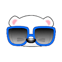 Happy Sunglasses Sticker by UpStudiosWorld