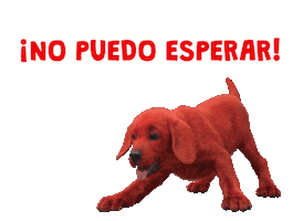 Emocionado Paramount Pictures Sticker by Clifford Movie