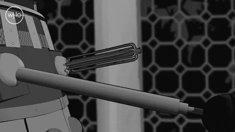 Exterminate Patrick Troughton GIF by Doctor Who