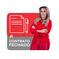 Contrato Fechado Sticker by Priscilla Imóveis