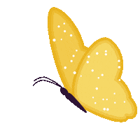 brunafernandacriativa butterfly borboleta bruna fernanda criativa borboleta amarela Sticker