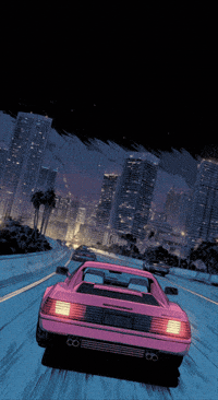Grand Theft Auto Pink GIF by Jukebox Saints