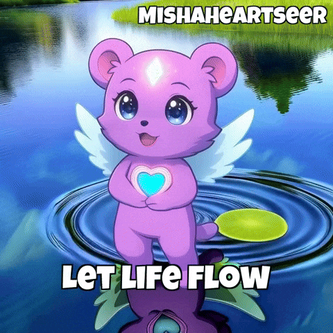 Lily Pad Water GIF by MishaHeartseer