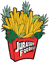 JurassicFoodies food foodie dinosaur dino Sticker