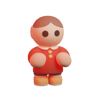 3D Applause Sticker by haenhaeno0o