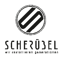 scheruebel_installationen installation bau wasser zange Sticker