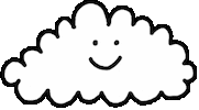 Happy Cloud Sticker by Ruppert Tellac
