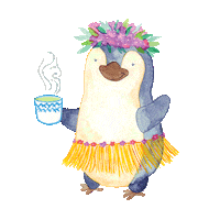 Aloha Tee Sticker by Mr. & Mrs. Panda