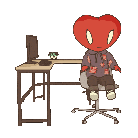 Bored At Work Sticker by LT3 Creations